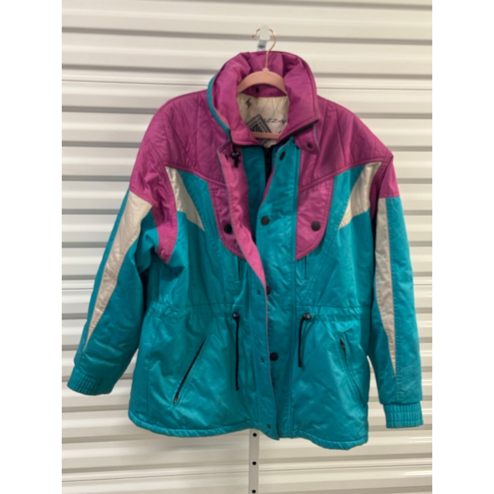 Blizzard Teal Magenta Vintage Ski Snow Jacket Women's XXL